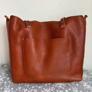 🧶 Sienna OS Zip Tote Bag - Portland Leather